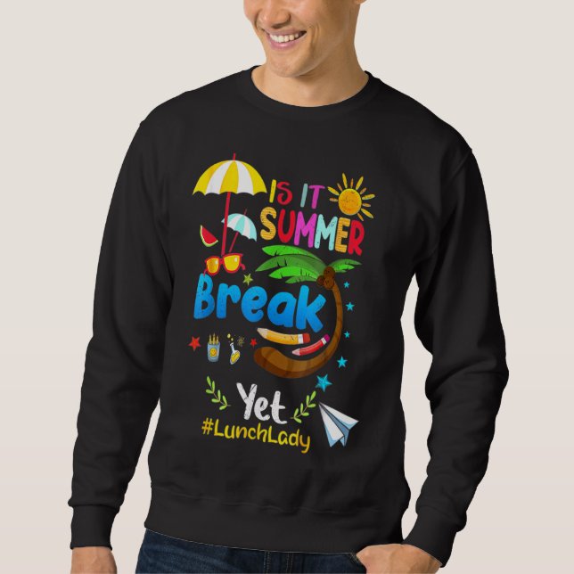 Sudadera ¿Es vacaciones de verano? (Anverso)