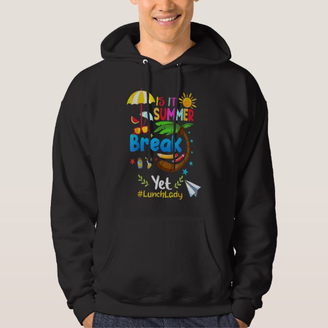 Sudadera ¿Es vacaciones de verano? (Anverso)