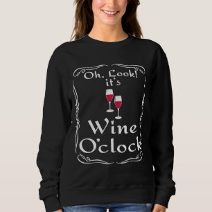 Sudadera Es Vino O Reloj