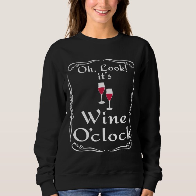 Sudadera Es Vino O Reloj (Anverso)