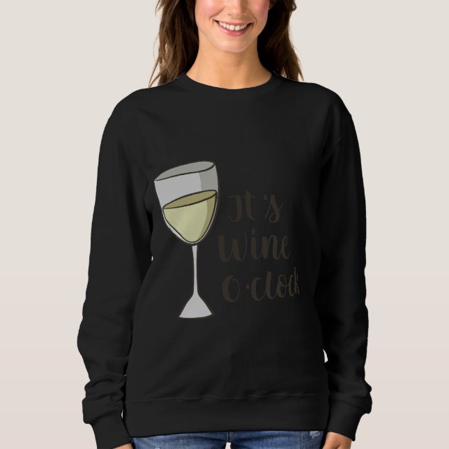 Sudadera Es Vino O Reloj 98 (Anverso)