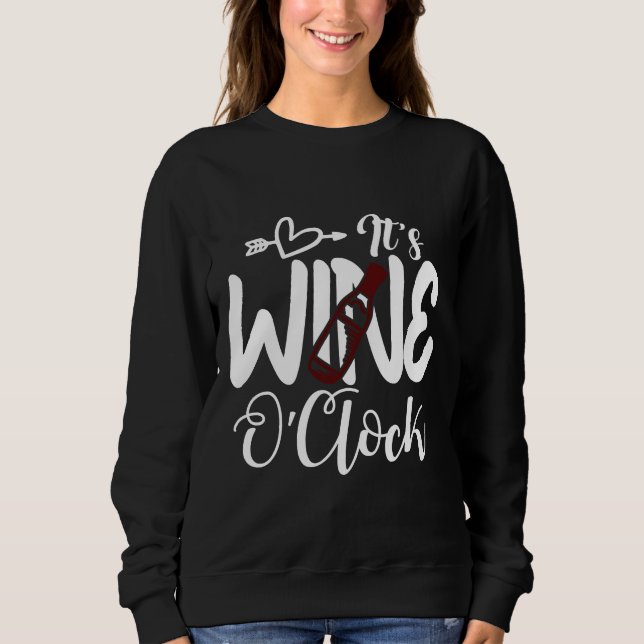 Sudadera Es Vino O Reloj 99 (Anverso)
