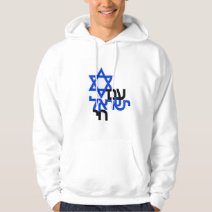 Sudadera ¿Es Yisrael Chai "ע ם י ש ר א ל "? Camiseta solida