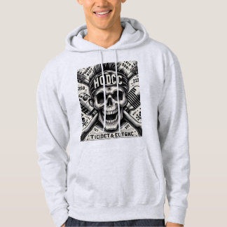 Sudadera Esbozo de arte Rock y Roll Concert Hoodie