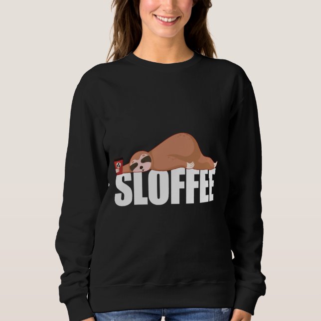 Sudadera Esbozo para beber café (Anverso)