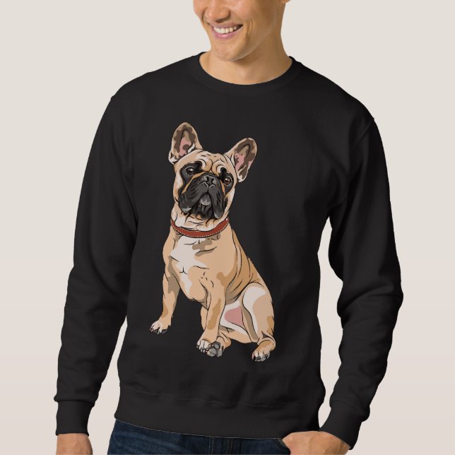 Sudadera Esbozo Perro Doméstico Usa Pitbull Dog (Anverso)