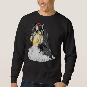Sudadera Esbozo Perro Shih Tzu Raza