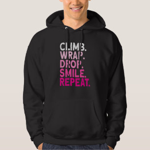 Sudadera Escala Aerialista Warp Gota Sonrisa Repetir Seda A