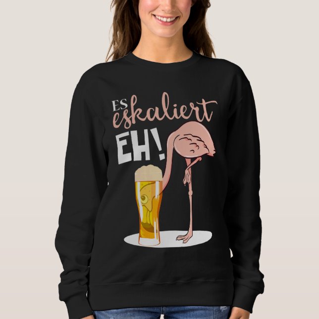 Sudadera Escala Eh Flamingo Fiesta Diseño Equipo Fiesta (Anverso)