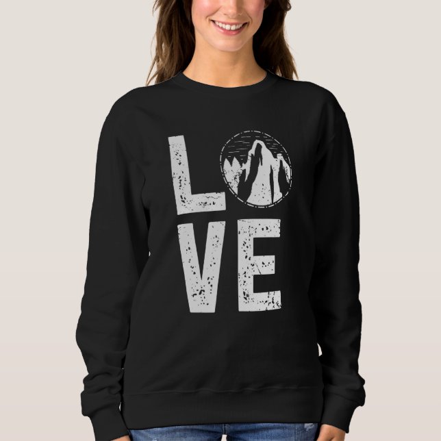 Sudadera Escalada de rock de campamento para practicar send (Anverso)