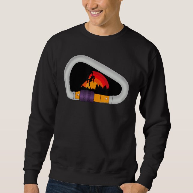 Sudadera Escalada de rock divertida es mi lugar feliz (Anverso)