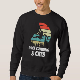 Sudadera Escalada De Rock Y Cats Rock Climber Bouldering Mo