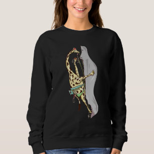 Sudadera Escalada del rock de jirafa