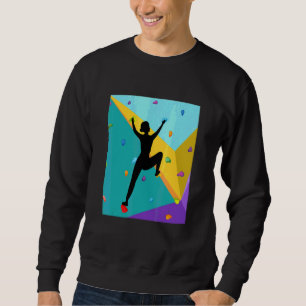 Sudadera Escalada Escalada Escalador Colorido