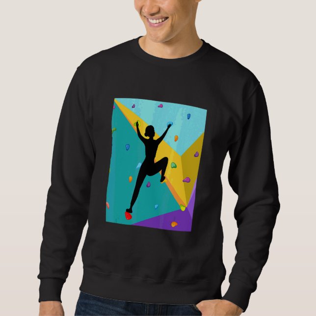 Sudadera Escalada Escalada Escalador Colorido (Anverso)