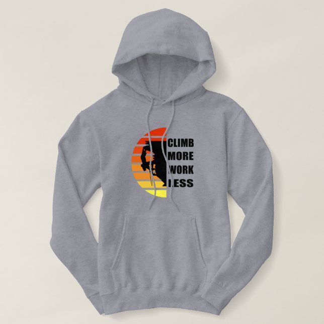 Sudadera Escalada motivacional diciendo (Diseño del anverso)