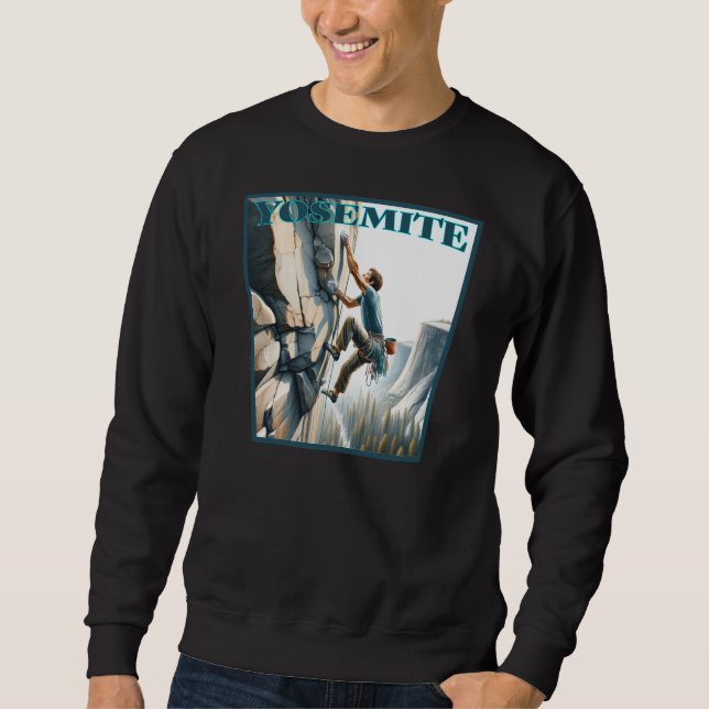 Sudadera Escalada rocosa de Yosemite California (Anverso)