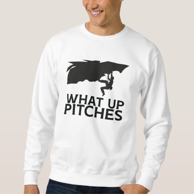 Sudadera Escalador de rock (Anverso)