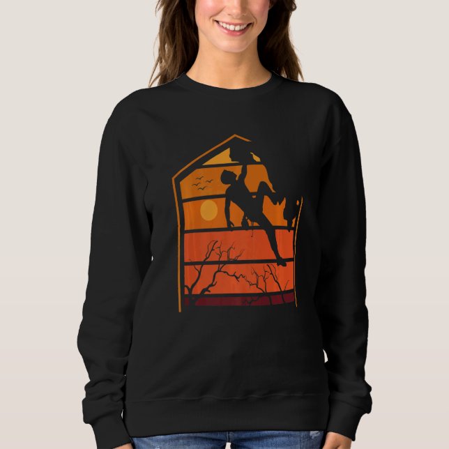 Sudadera Escalador de rock vintage (Anverso)