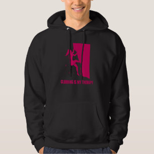 Sudadera Escalar es mi peñón Terapia escalando Boulderer