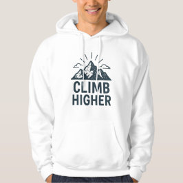 Sudadera Escalar más alta montaña Inspiradora Hoodie