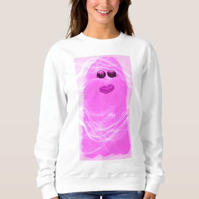 Sudadera Escándalo de Pinkoween fantasma táctico (Anverso)