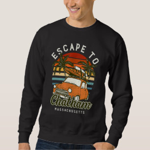 Sudadera Escape A Chatham Beach Massachusetts Ocean Mamá Su