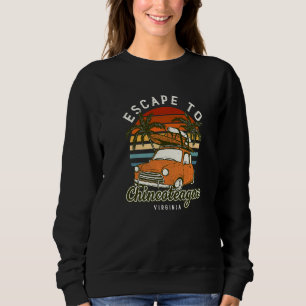 Sudadera Escape A Chincoteague Beach Virginia Ocean Va Sum