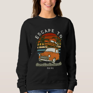 Sudadera Escape A Damariscotta Newcastle Beach MainOcean