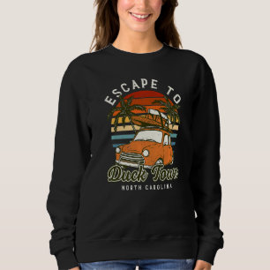 Sudadera Escape A La Playa De Duck Town North Carolina Ocea