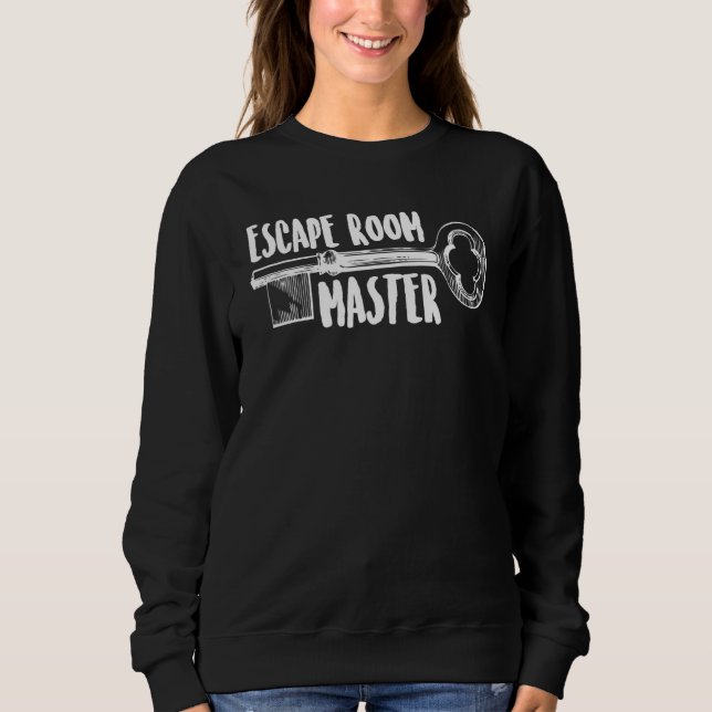 Sudadera Escape Room Master Key Room Game Adventure Puzzles (Anverso)