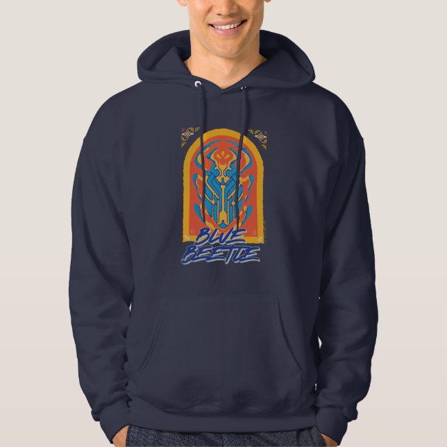 Sudadera Escarabajo Azul Scarab Talavera Gráfico (Anverso)