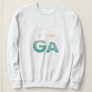 Sudadera Escena costera del yoga de playa