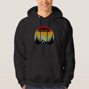 Sudadera Escena de montaña y bosque Silueta 11