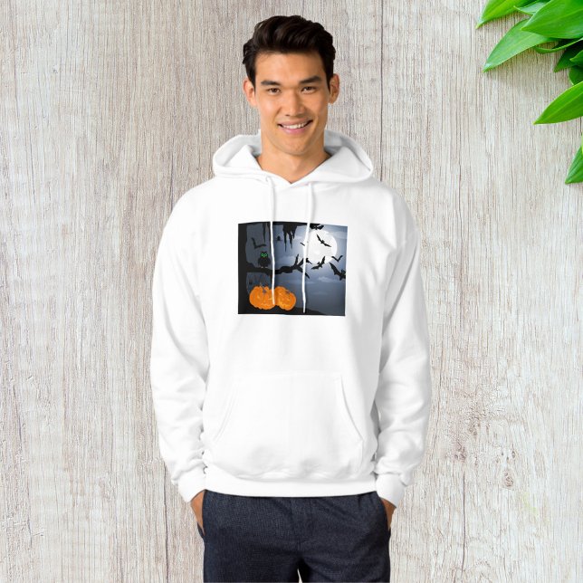 Sudadera Escena nocturna de Halloween de fantasía (Subido por el creador)