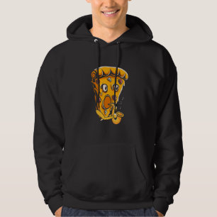 Sudadera Esclavo De Pizza Jugando Música Saxofonista Mu