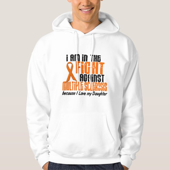 Sudadera Esclerosis múltiple del ms EN la LUCHA PARA MI (Anverso)