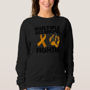 Sudadera Esclerosis múltiple Naranja de boxeo guante de box