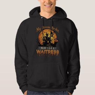 Sudadera Escoba Bruja Casa Embrujada Halloween Camarera Rot