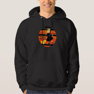 Sudadera Escoba Pelo No Importa Hongo Pelo Bruja Halloween