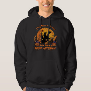 Sudadera Escoba Rota Ahora Soy Azafata Halloween_1