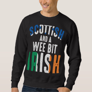 Sudadera Escocia Británica Y Un Irlandés De Boca