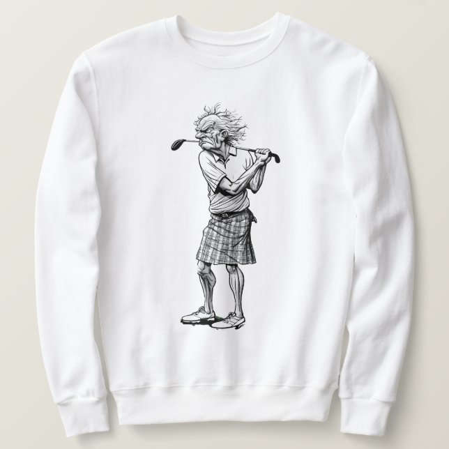 Sudadera Escocia Golfer Sweatshirt (Anverso del diseño)