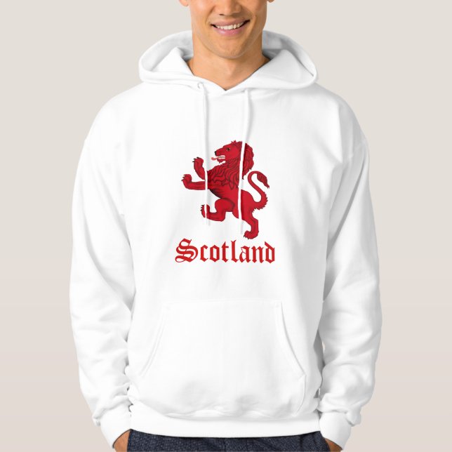 Sudadera Escocia, león desenfrenado (Anverso)