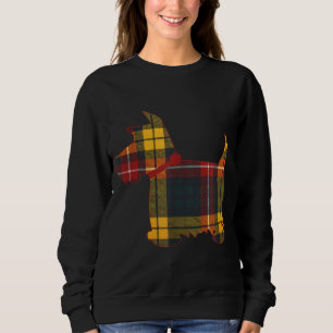 Sudadera Escocia Perro Escocia Terrier Buchanan Tartan Plai