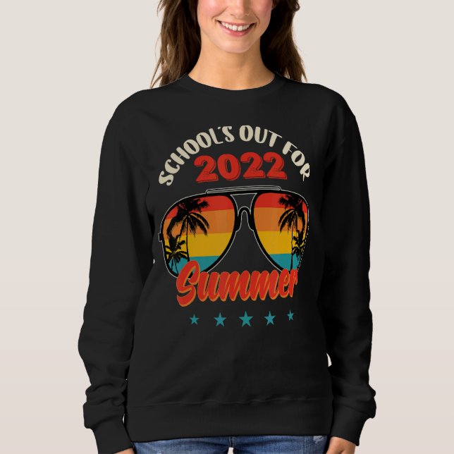 Sudadera Escolar Para Gafas De Sol De Verano El Día Pasado  (Anverso)