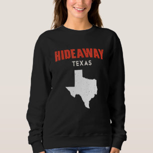Sudadera Escondite Texas EE. UU. Estado América Viajes Texa