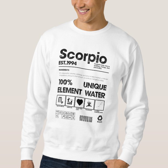 Sudadera Escorpio 1994 (Anverso)
