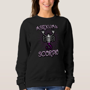 Sudadera Escorpio asexual Rótulo zodiaco Cumpleaños Horosco