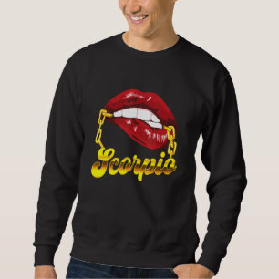 Sudadera Escorpio Rótulo Zodiaco Símbolo de astrología Astr